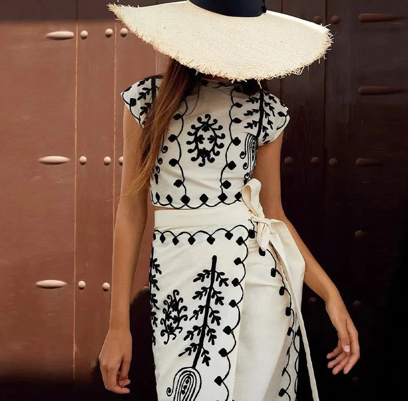 Lincy | Zestaw Sukienny