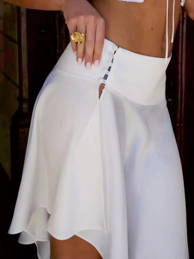 Marithen | Koronkowy Top i Spódnica