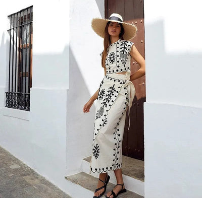 Lincy | Zestaw Sukienny