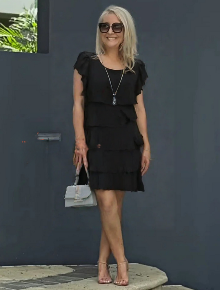 Elegancka Sukienka Chiffonowa