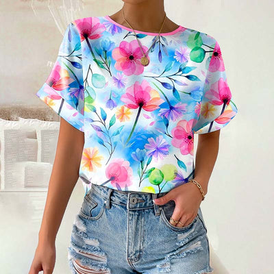 Bluzka Wieczorowa Chic - Luźny Krój