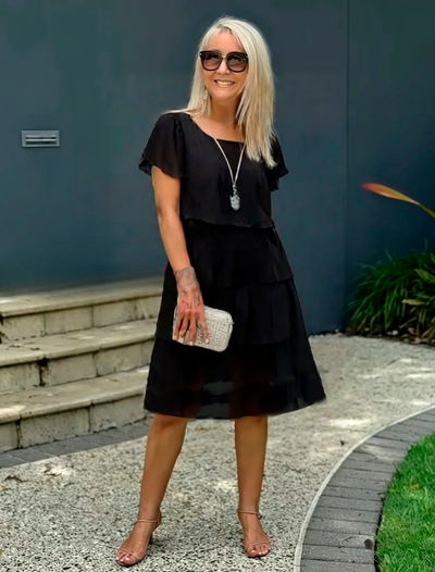 Elegancka Sukienka Chiffonowa