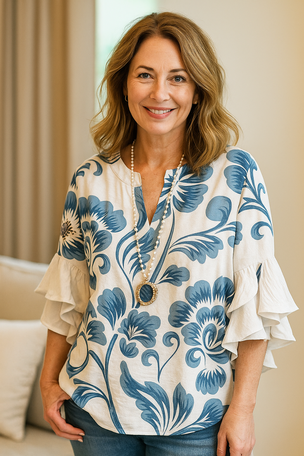 Bluzka Party Radiant - Luźny Krój