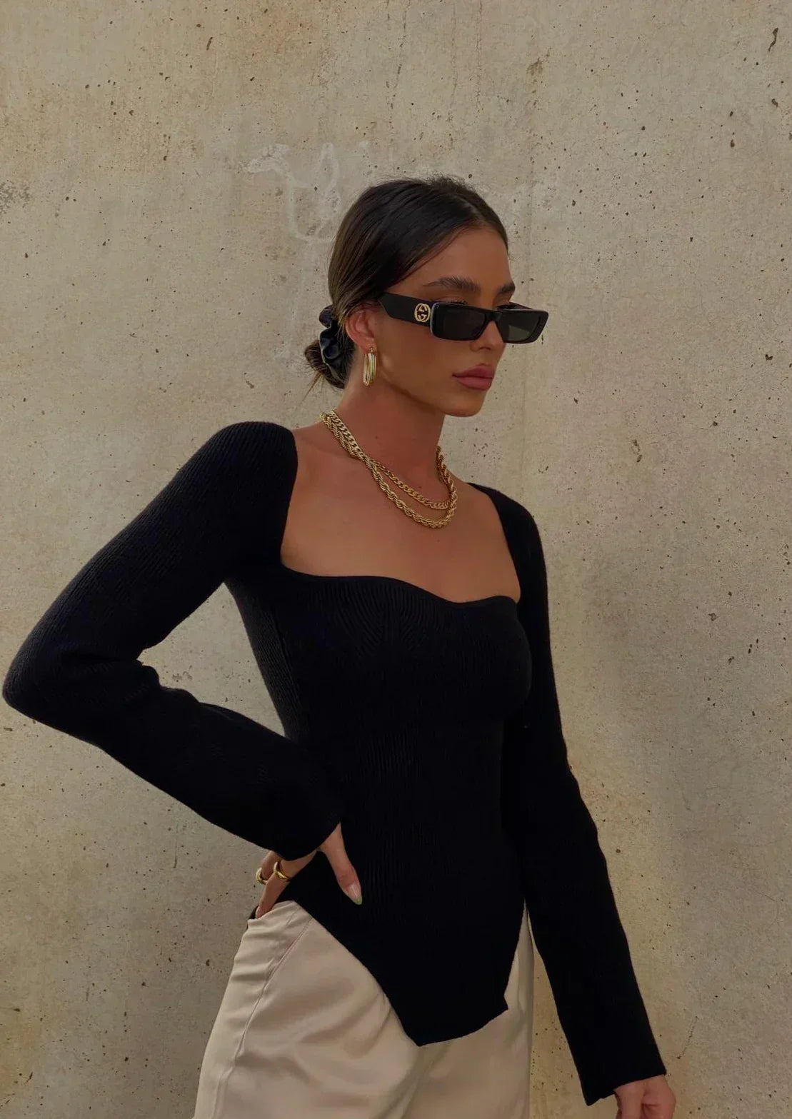 Tahlie | Dopasowany Top