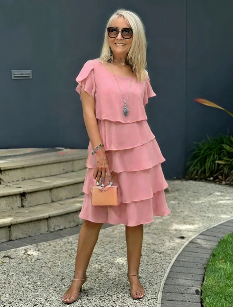 Elegancka Sukienka Chiffonowa