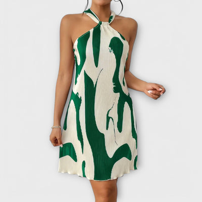 Sukienka Halter - Elegancki Wzór