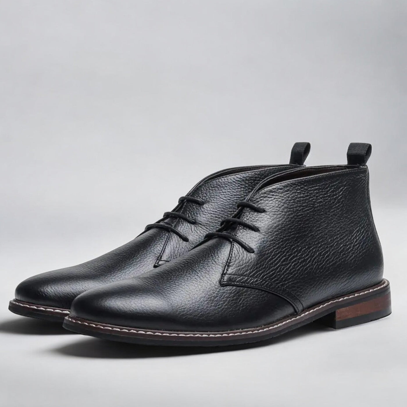 Herold™ | Skórzane botki Chukka