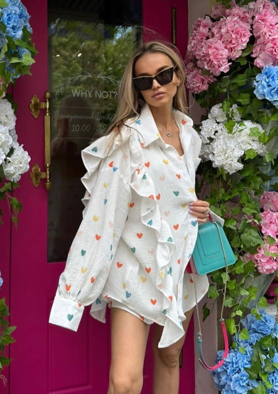 Zestaw z Wzorem Serca | Avirae