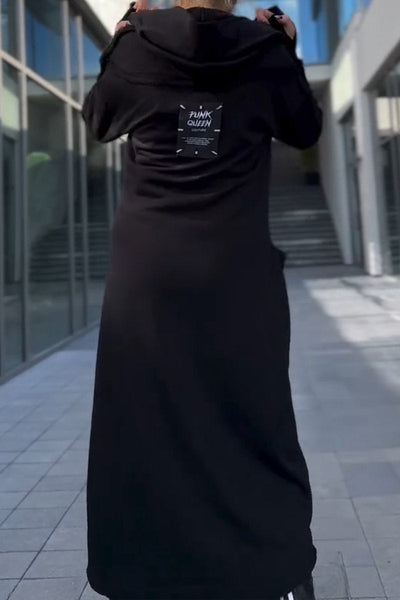 Sukienka Swetrowa z Długim Rękawem