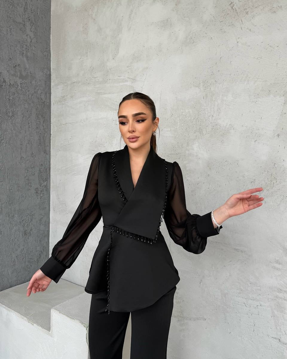 Calina | Kombinezon z Kryształkami