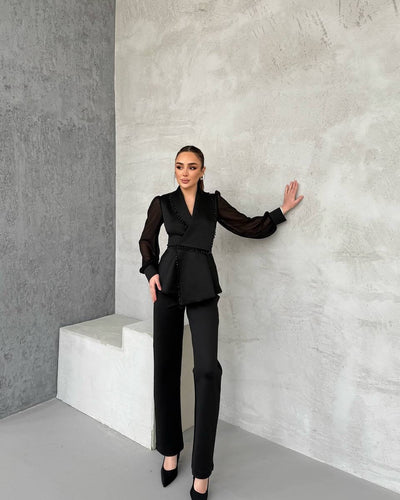 Calina | Kombinezon z Kryształkami