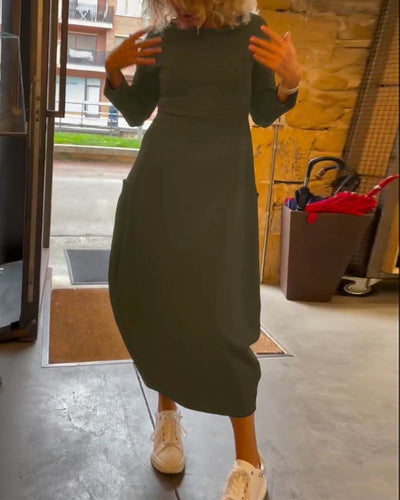 Elena | Casual Plain Dress