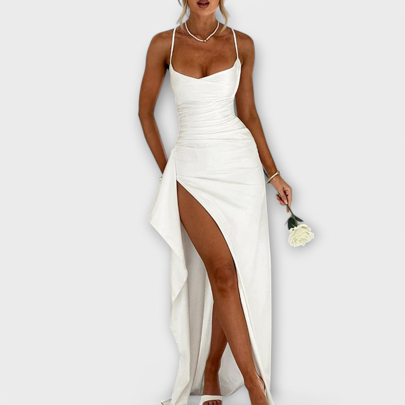 Darby - Elegancka Sukienka Satynowa