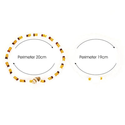 Bransoletka boho z perłami "Zachód Słońca" – Elegancka i naturalna