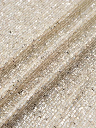 Sukienka z cekinami w kontrastowych kolorach