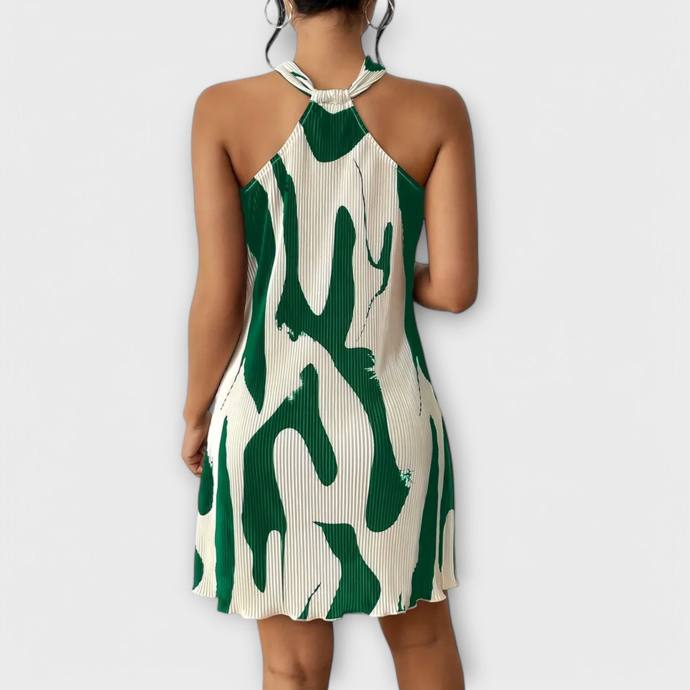 Sukienka Halter - Elegancki Wzór