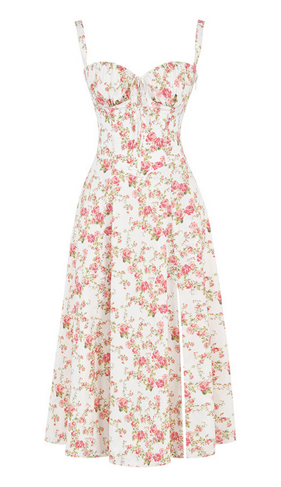 Sukienka Midi z Gorsetem - Selena