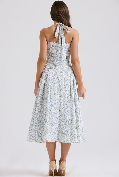 Kwiatowa Sukienka Midi