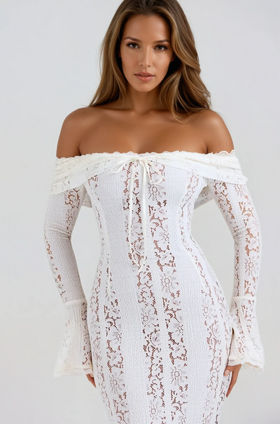 Sukienka Koronkowa Bez Ramiączek