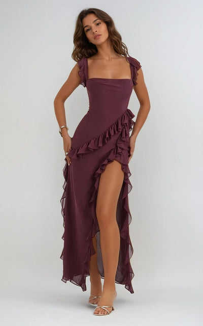 Ruffled Maxi Dress - Mia