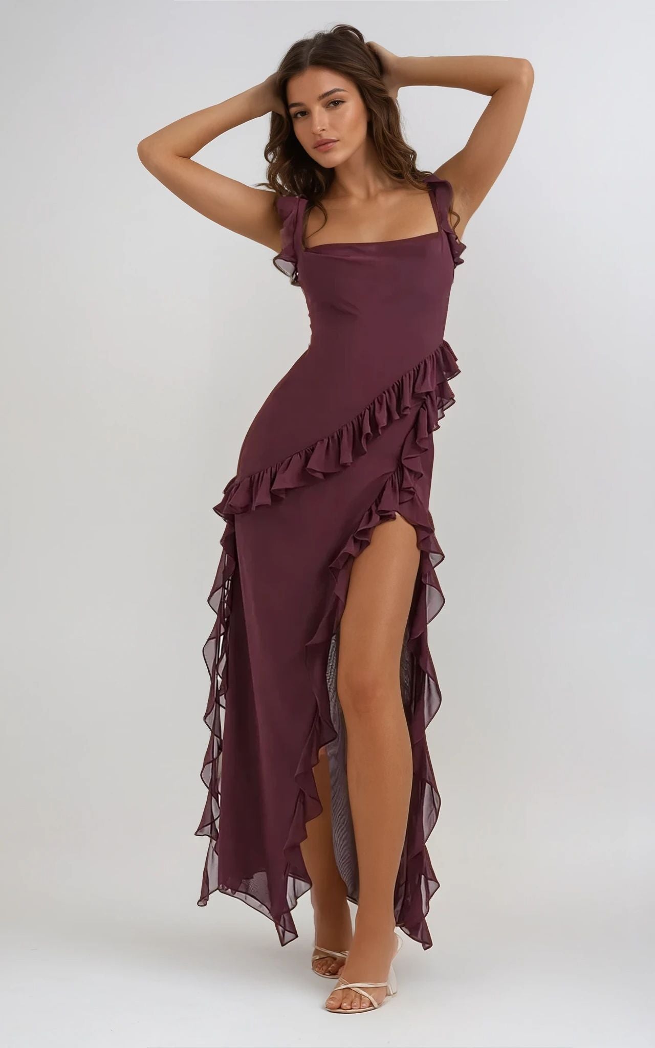 Ruffled Maxi Dress - Mia