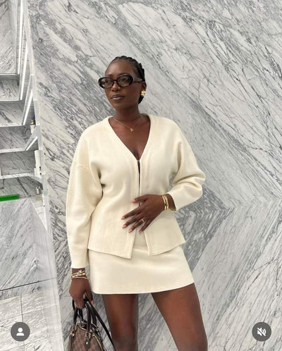 Leni | Komplet żakiet i spódnica