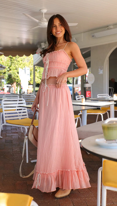 Grace | Zestaw Maxi z Falbanami