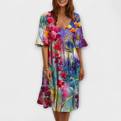 Elegancka Casual Letnia Sukienka