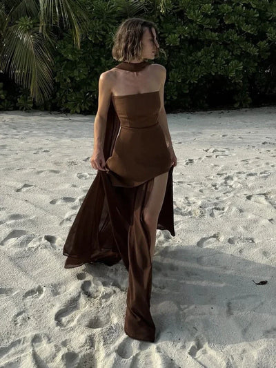 Lea | Asymetryczna Sukienka Maxi