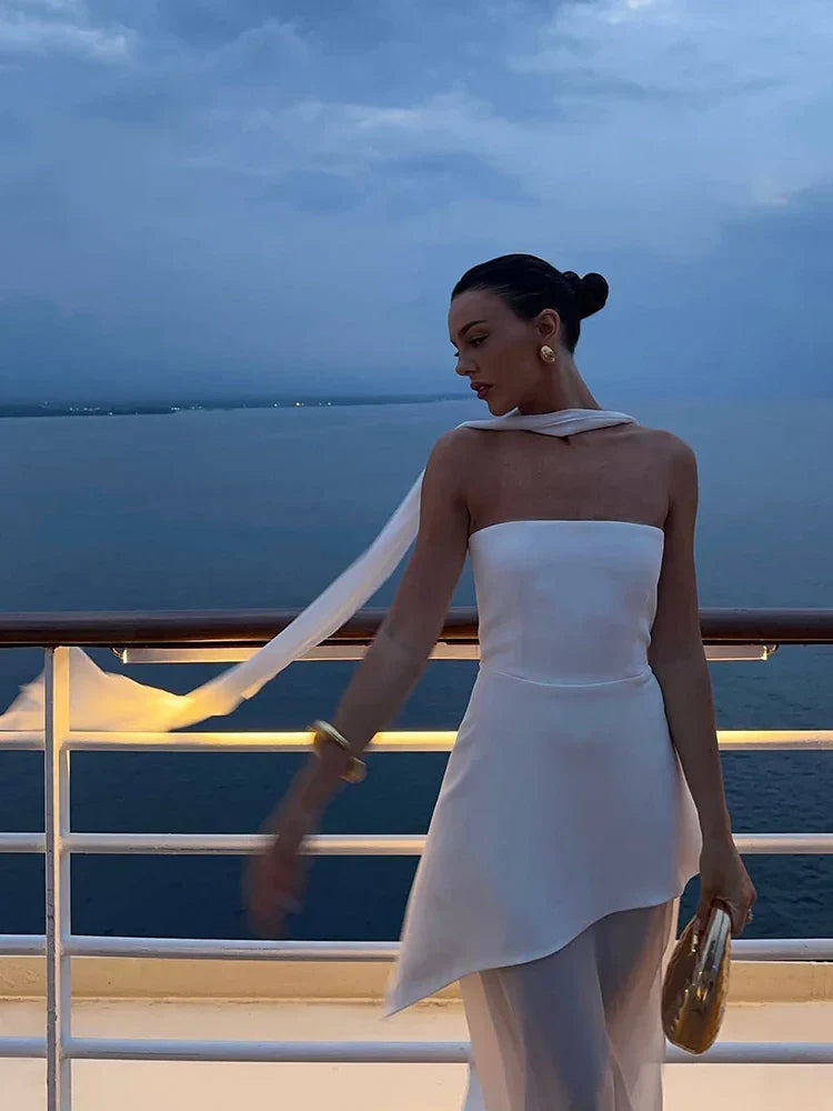 Lea | Asymetryczna Sukienka Maxi