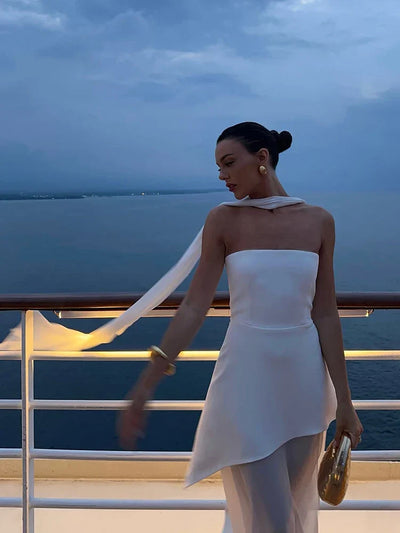 Lea | Asymetryczna Sukienka Maxi