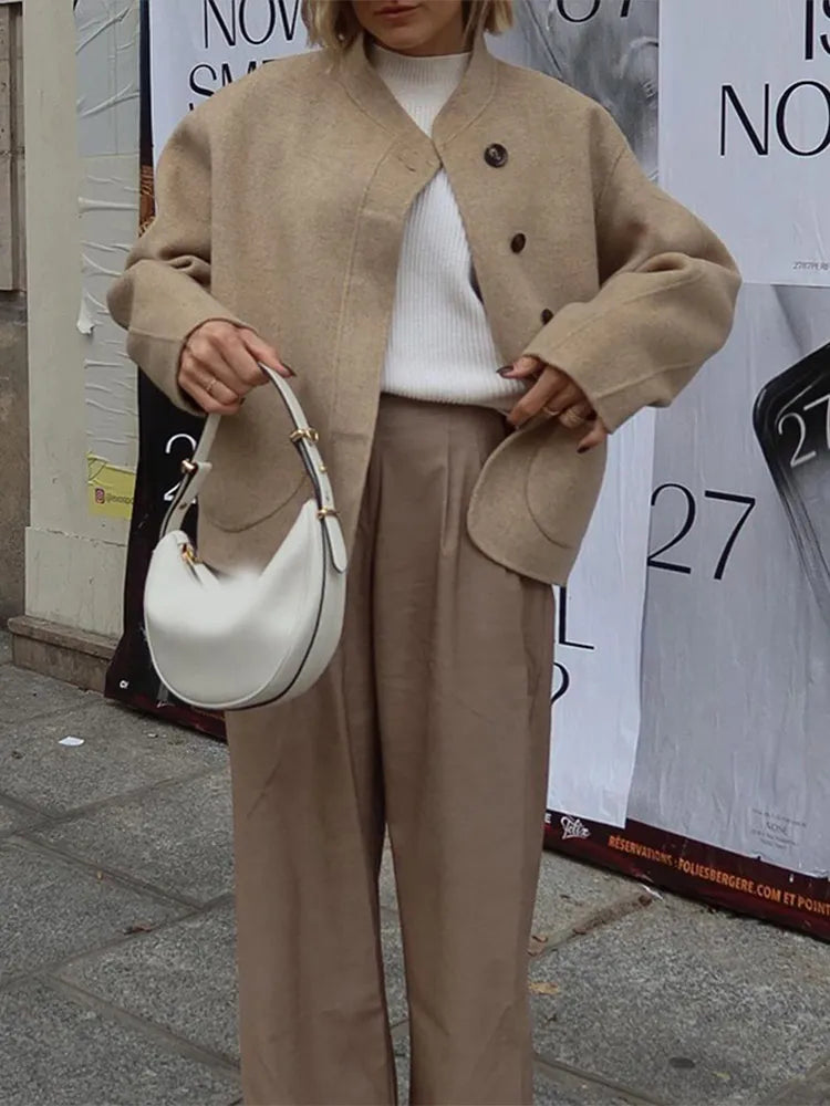 Izzy | Płaszcz wełniany