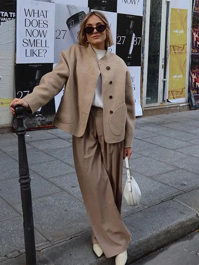 Izzy | Płaszcz wełniany