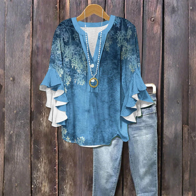 Elegancka Bluzka na Luźne Wyjście - Luźny Krój