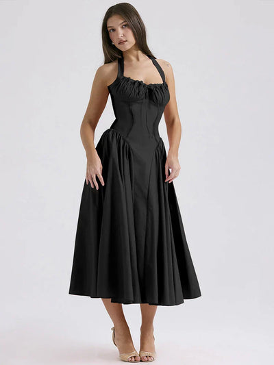 Kwiatowa Sukienka Midi