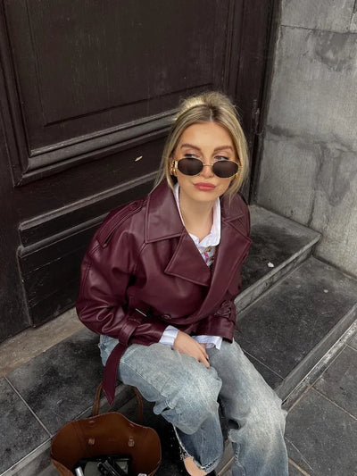 Ailira | Kurtka z paskiem