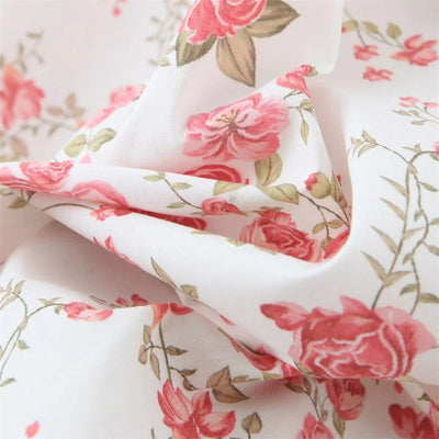 Kwiatowa Sukienka Midi z Rozcięciem - Adalyn