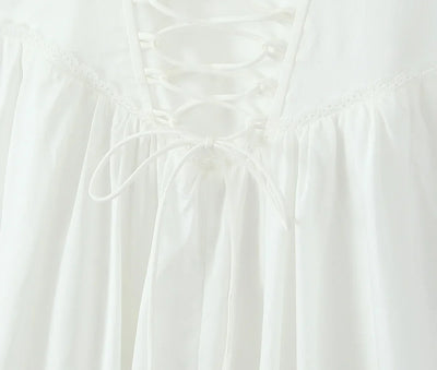 Sukienka Midi z Koronkowym Gorsetem