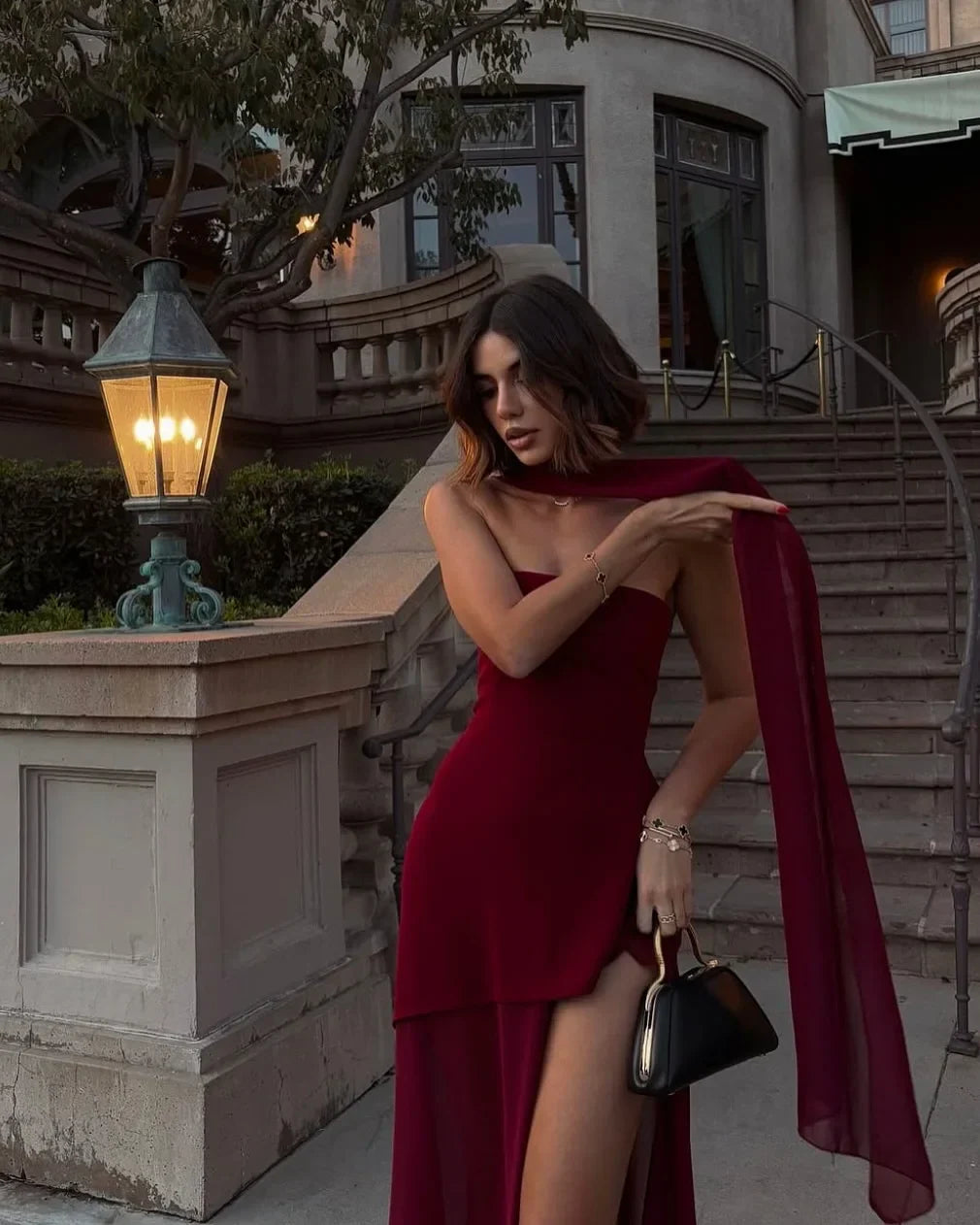 Lea | Asymetryczna Sukienka Maxi