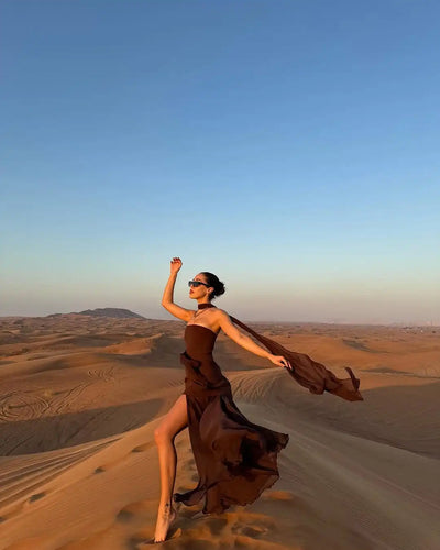 Lea | Asymetryczna Sukienka Maxi