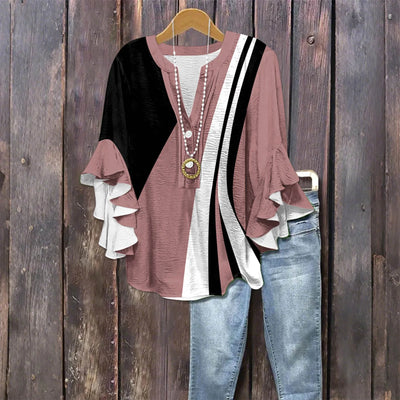 Elegancka Bluzka na Luźne Wyjście - Luźny Krój