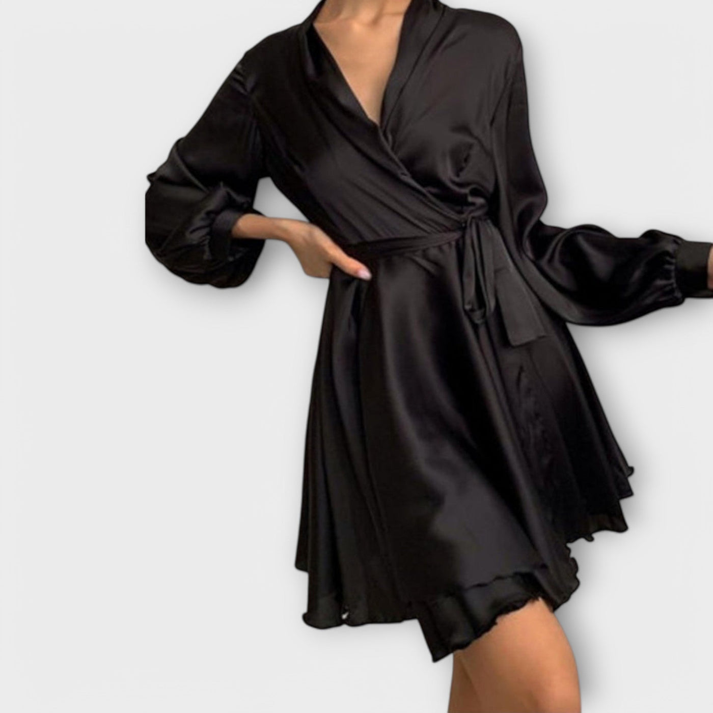 Sascha - Elegancka Sukienka Satynowa