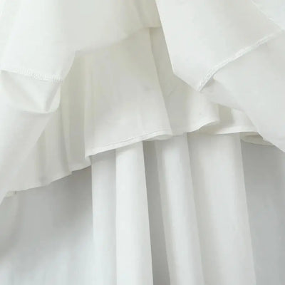 Sukienka Midi z Koronkowym Gorsetem