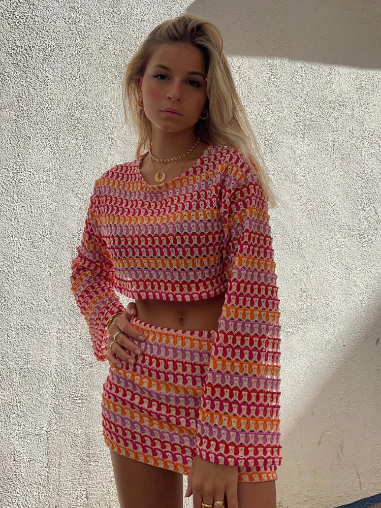 Tatum | Zestaw z rozszerzanymi nogawkami