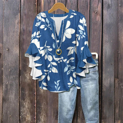 Elegancka Bluzka na Luźne Wyjście - Luźny Krój