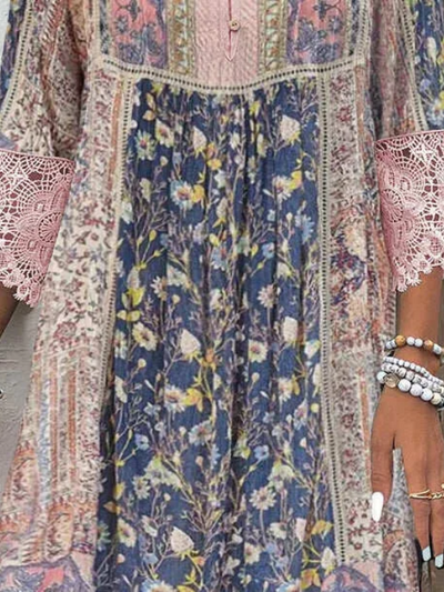 Elegancka Sukienka Boho