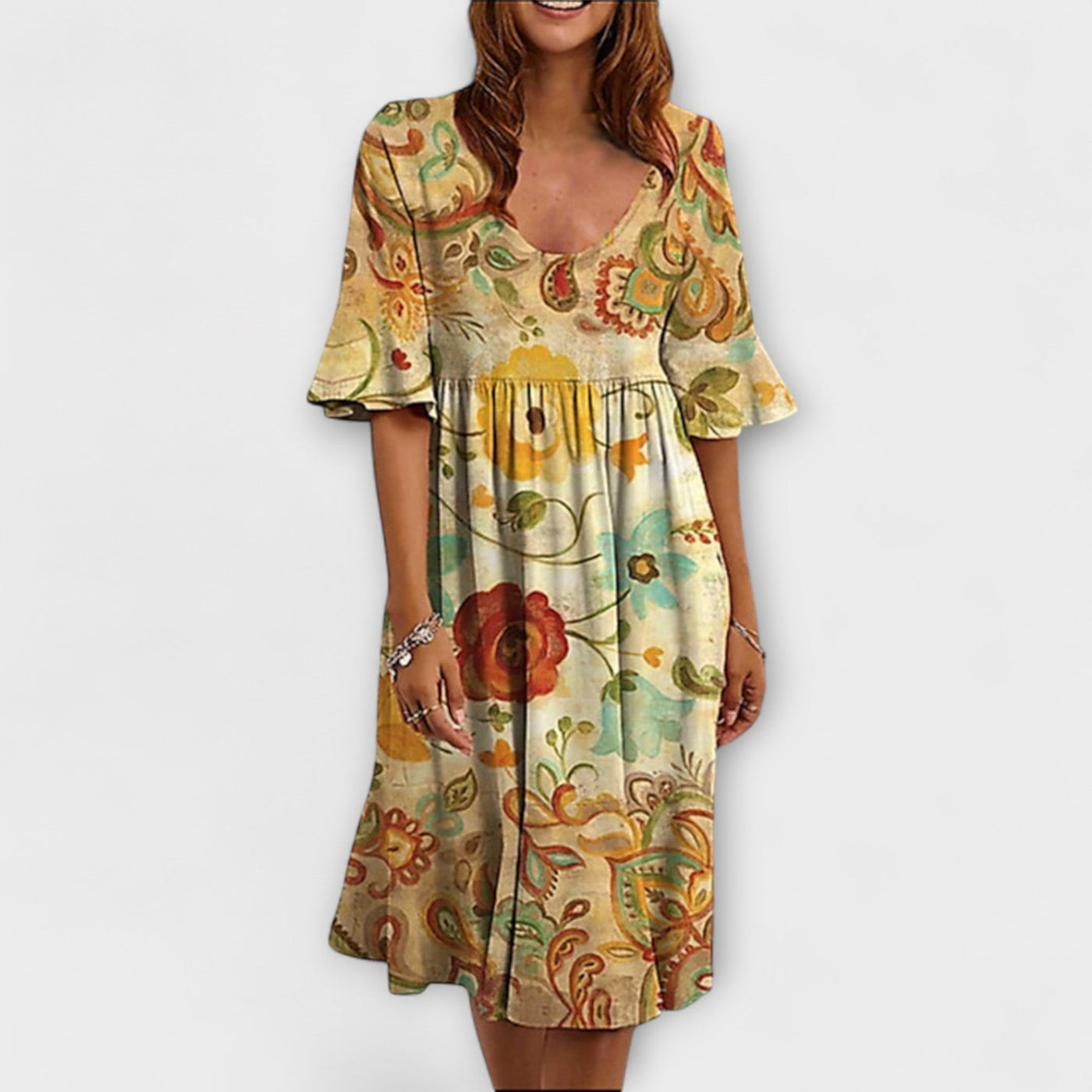 Elegancka Casual Letnia Sukienka