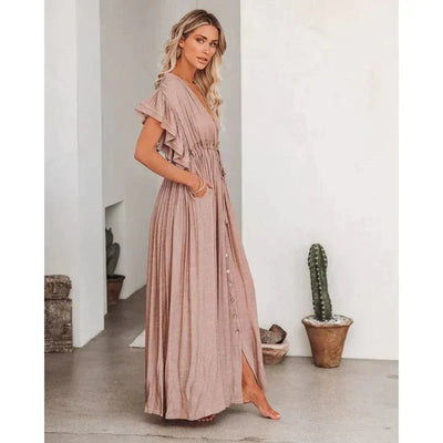 Sukienka Maxi Taupe Ibiza
