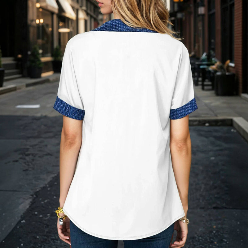 Wieczorowa Bluzka Radiant - Luźny Krój