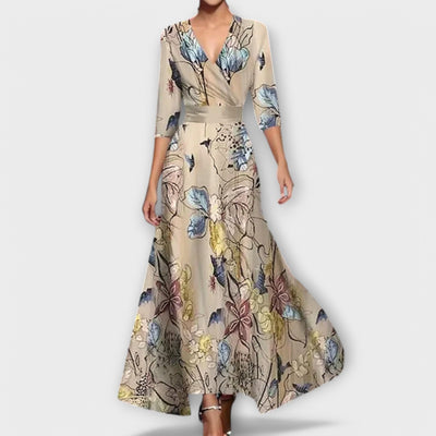 Charlotte - Elegancka Sukienka z Rękawami